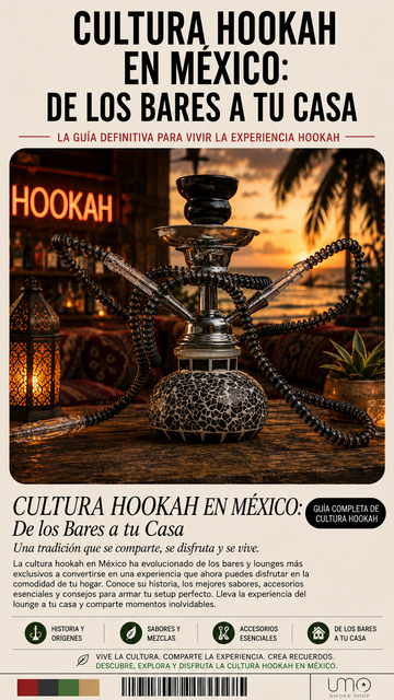Cultura Hookah en México: De los Bares a tu Casa
