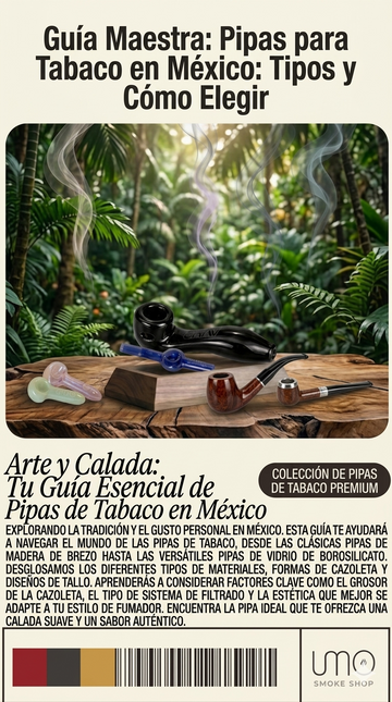 Pipas Para Tabaco en México: Tipos y Cómo Elegir
