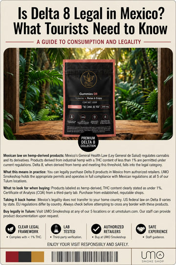 Is Delta 8 Legal in Mexico? What Tourists Need to Know